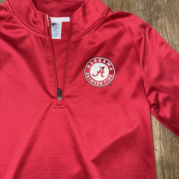 alabama crimson tide‎ Long Sleeve Pull Over sz small football quarterzip - Picture 2 of 7